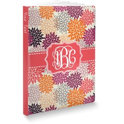 Mums Flower Softbound Notebook - 7.25" x 10" (Personalized)