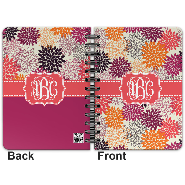 Mums Flower Spiral Journal 5 x 7 - Apvl