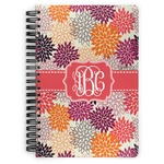 Mums Flower Spiral Notebook (Personalized)