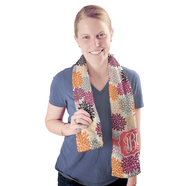 Mums Flower Sport Towel - Exercise use - Model