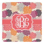 Mums Flower Square Decal - Small (Personalized)