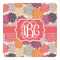 Mums Flower Square Decal - Large (Personalized)