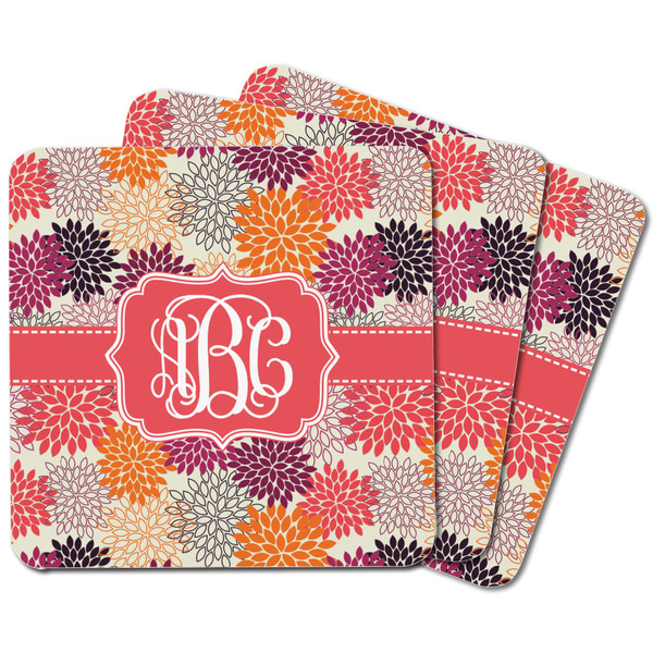 Mums Flower Square Fridge Magnet - MAIN