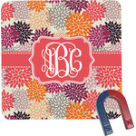 Mums Flower Square Fridge Magnet (Personalized)