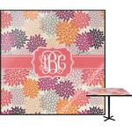 Mums Flower Square Table Top - 30" (Personalized)