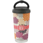 Mums Flower Stainless Steel Coffee Tumbler (Personalized)