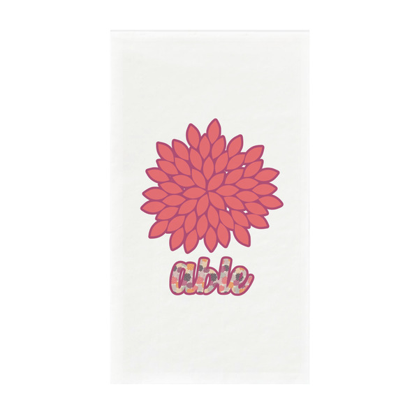 Custom Mums Flower Guest Paper Towels - Full Color - Standard (Personalized)