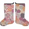 Mums Flower Stocking - Double-Sided - Approval