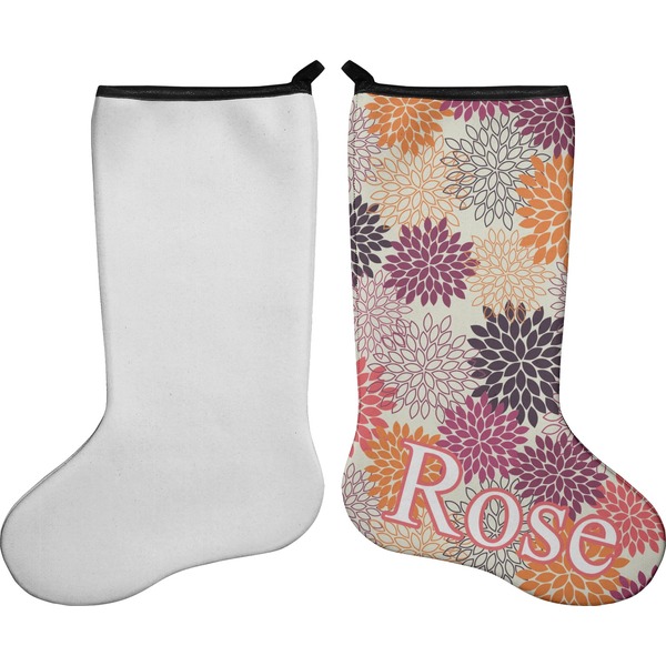 Mums Flower Stocking - Single-Sided - Approval
