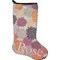 Mums Flower Holiday Stocking - Single-Sided - Neoprene (Personalized)