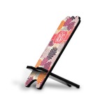 Mums Flower Stylized Cell Phone Stand - Small w/ Monograms