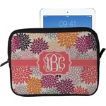 Mums Flower Tablet Case / Sleeve - Large (Personalized)