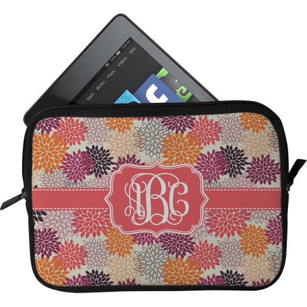Custom Mums Flower Tablet Case / Sleeve - Small (Personalized)