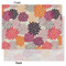Mums Flower Tissue Paper - Heavyweight - Large - Front & Back
