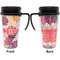 Mums Flower Travel Mug with Black Handle - Approval