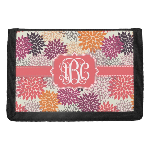 Custom Mums Flower Trifold Wallet (Personalized)