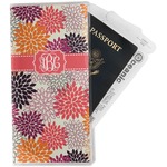 Mums Flower Travel Document Holder