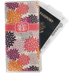Mums Flower Travel Document Holder