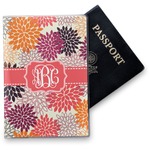 Mums Flower Vinyl Passport Holder (Personalized)