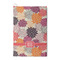Mums Flower Waffle Weave Golf Towel - Front/Main