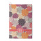Mums Flower Waffle Weave Golf Towel (Personalized)