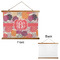 Mums Flower Wall Hanging Tapestry - Landscape - APPROVAL