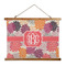 Mums Flower Wall Hanging Tapestry - Wide (Personalized)