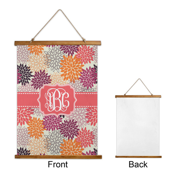Mums Flower Wall Hanging Tapestry - Portrait - APPROVAL