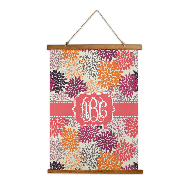 Custom Mums Flower Wall Hanging Tapestry (Personalized)