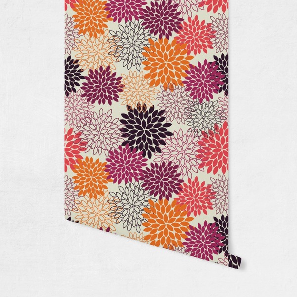 Mums Flower Wallpaper on Wall