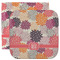 Mums Flower Washcloth / Face Towels