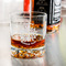Mums Flower Whiskey Glass - Jack Daniel's Bar - in use
