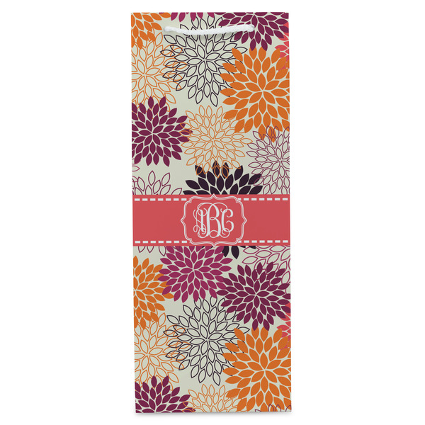 Mums Flower Wine Gift Bag - Gloss - Front