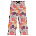 Mums Flower Womens Pajama Pants - XL