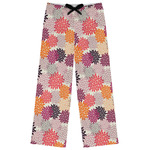Mums Flower Womens Pajama Pants - S