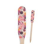 Mums Flower Paddle Wooden Food Picks (Personalized)