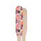 Mums Flower Wooden Food Pick - Paddle - Single Sided - Front & Back