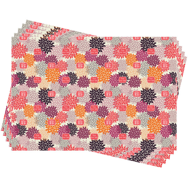 Mums Flower Wrapping Paper - 5 Sheets Approval