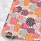Mums Flower Wrapping Paper Roll - Large - Main