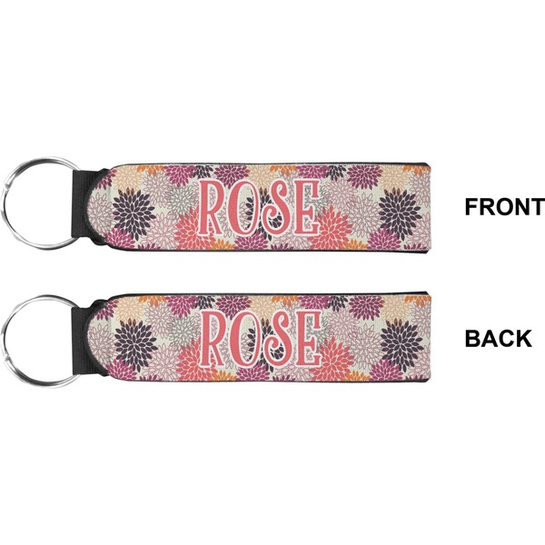 Mums Flower Wristlet (Front + Back)