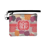 Mums Flower Wristlet ID Case w/ Monogram
