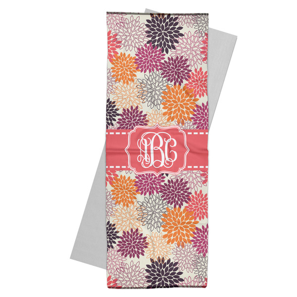 Custom Mums Flower Yoga Mat Towel (Personalized)
