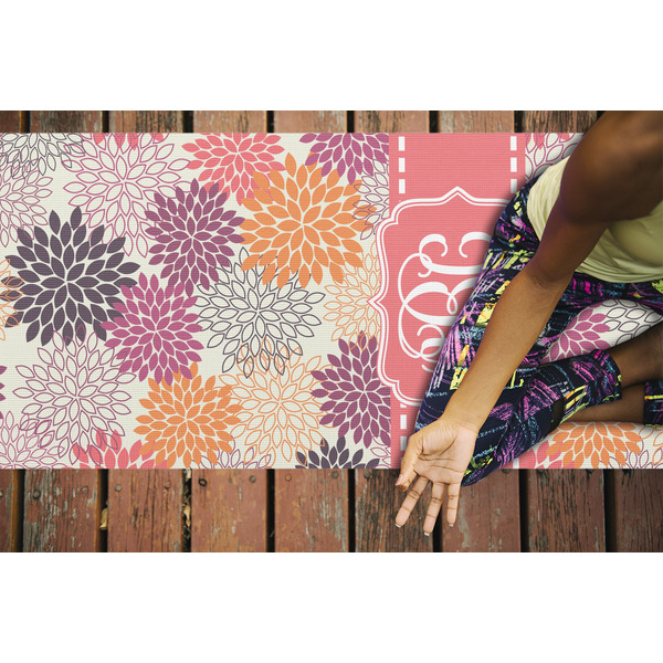 Mums Flower Yoga Mats - LIFESTYLE