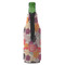Mums Flower Zipper Bottle Cooler - BACK (bottle)