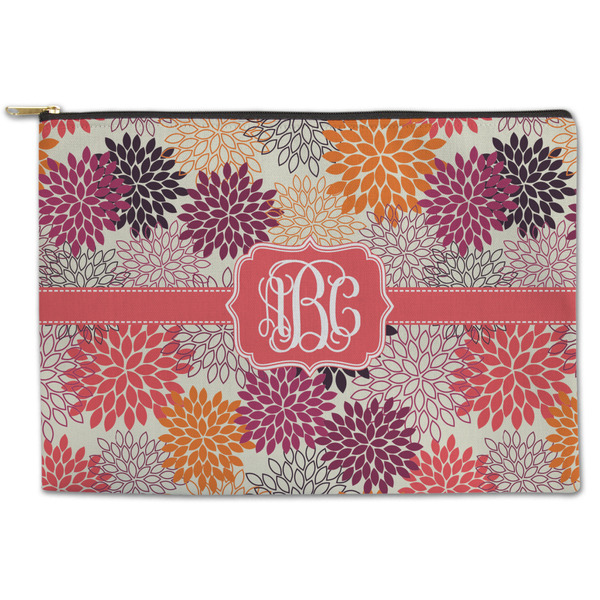 Custom Mums Flower Zipper Pouch (Personalized)
