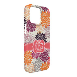 Mums Flower iPhone Case - Plastic - iPhone 13 Pro Max (Personalized)