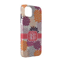 Mums Flower iPhone Case - Plastic - iPhone 14 (Personalized)