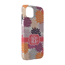 Mums Flower iPhone Case - Plastic - iPhone 14 Pro (Personalized)