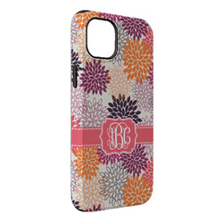 Mums Flower iPhone Case - Rubber Lined - iPhone 14 Pro Max (Personalized)