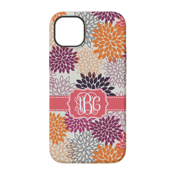 Mums Flower iPhone 14 Tough Case - Back